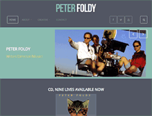 Tablet Screenshot of peterfoldy.com